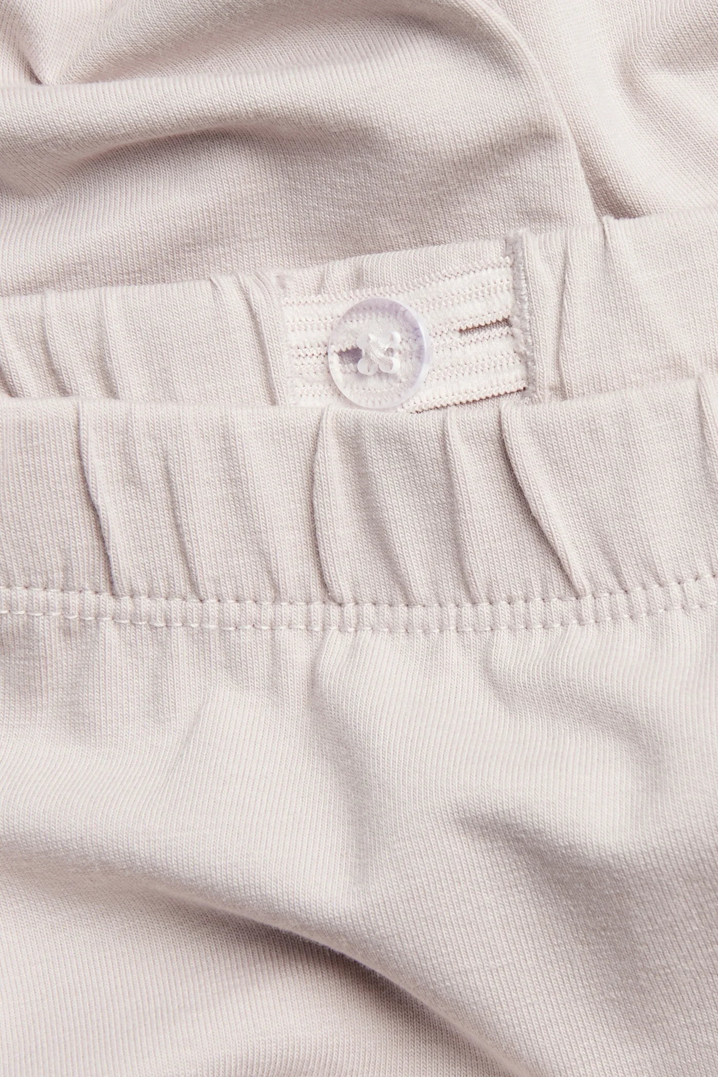 Kids' purple basic leggings with lace - Image 3