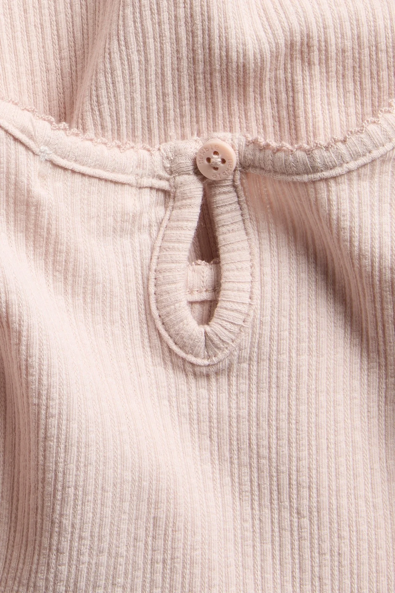 Baby pink bodysuit with short puff sleeves - Image 3