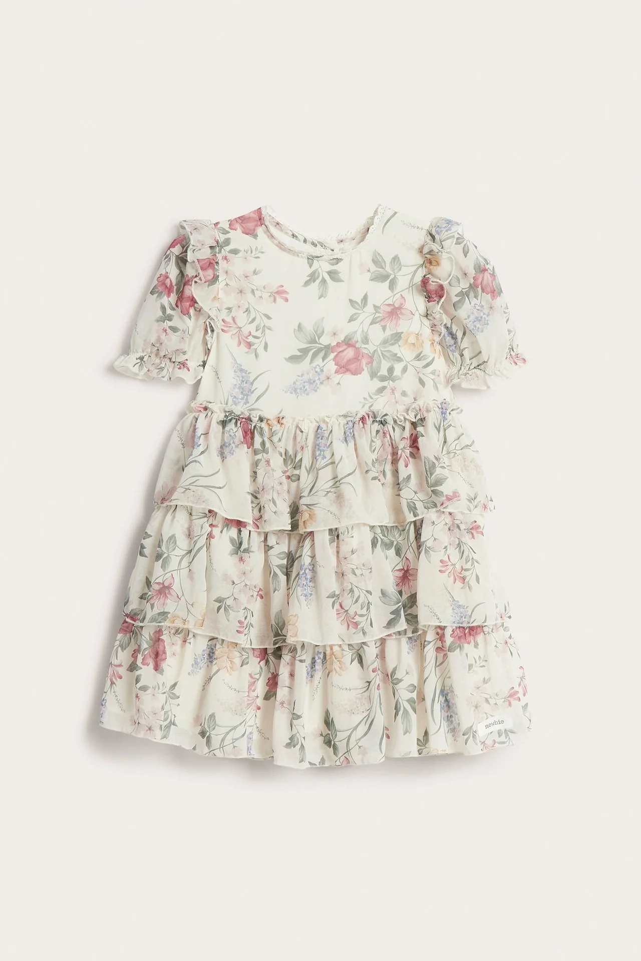Baby & Kids white floral chiffon dress - Image 2