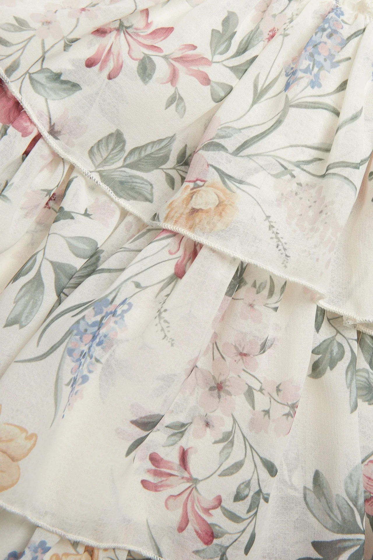 Baby & Kids white floral chiffon dress - Image 7