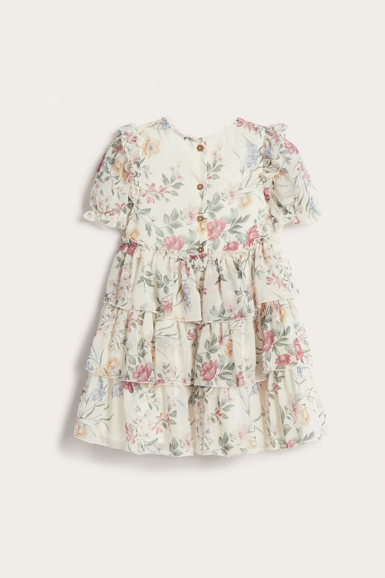 Baby & Kids white floral chiffon dress - Image 8