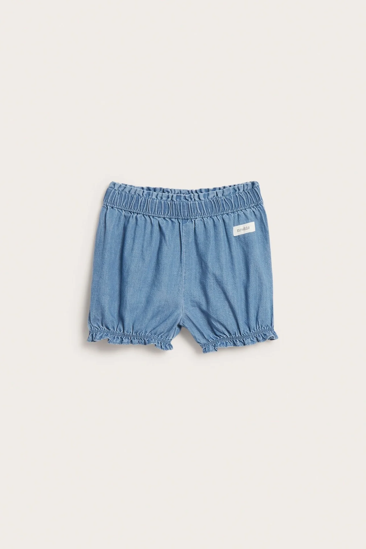 Baby woven denim shorts - Image 2