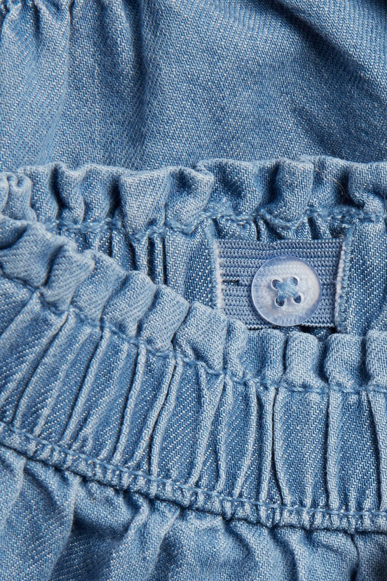 Baby woven denim shorts - Image 6