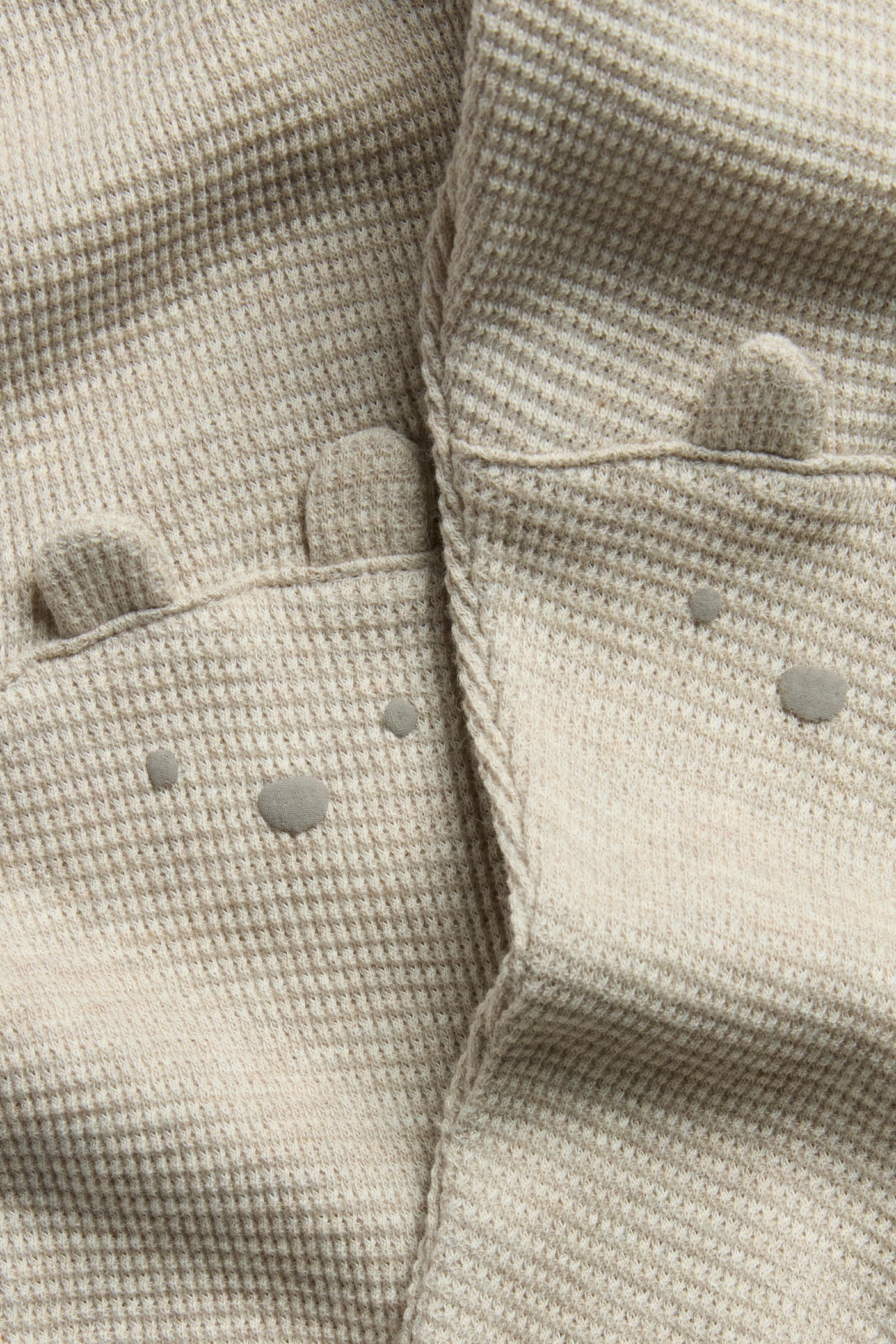 Baby beige waffle leggings - Image 3