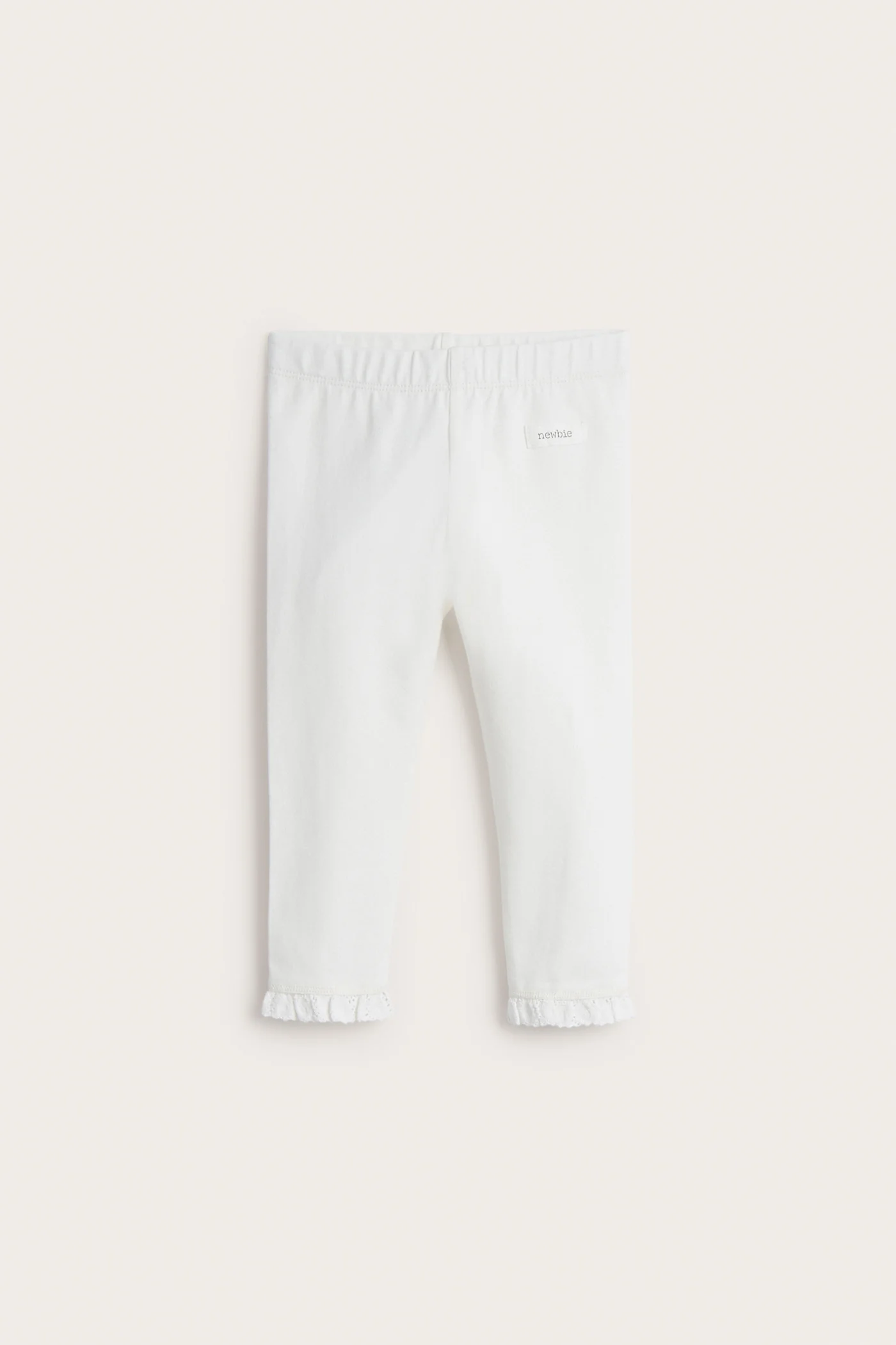 Baby white lace leggings - Image 2