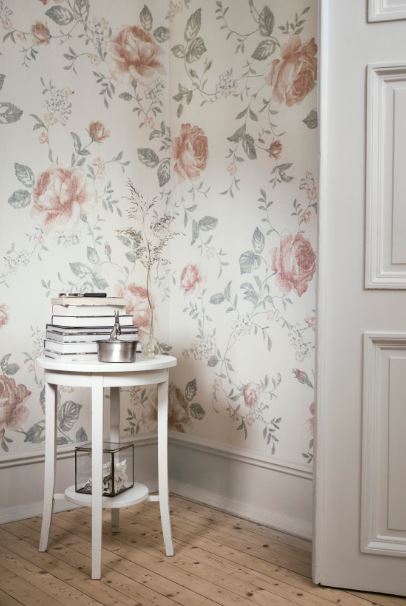 Rose Garden large mural wallpaper sample - Image 4