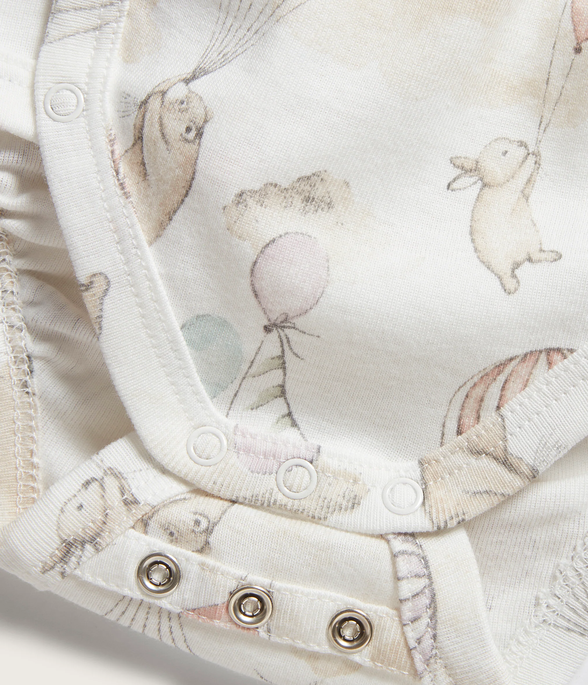 Baby cream bunny balloon bodysuit - Image 2