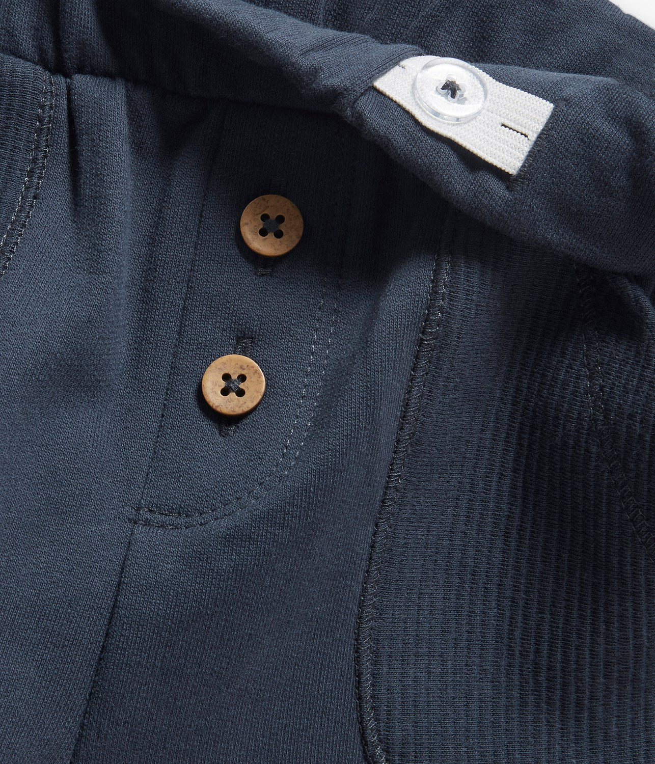 Kids navy blue jogging trousers - Image 2