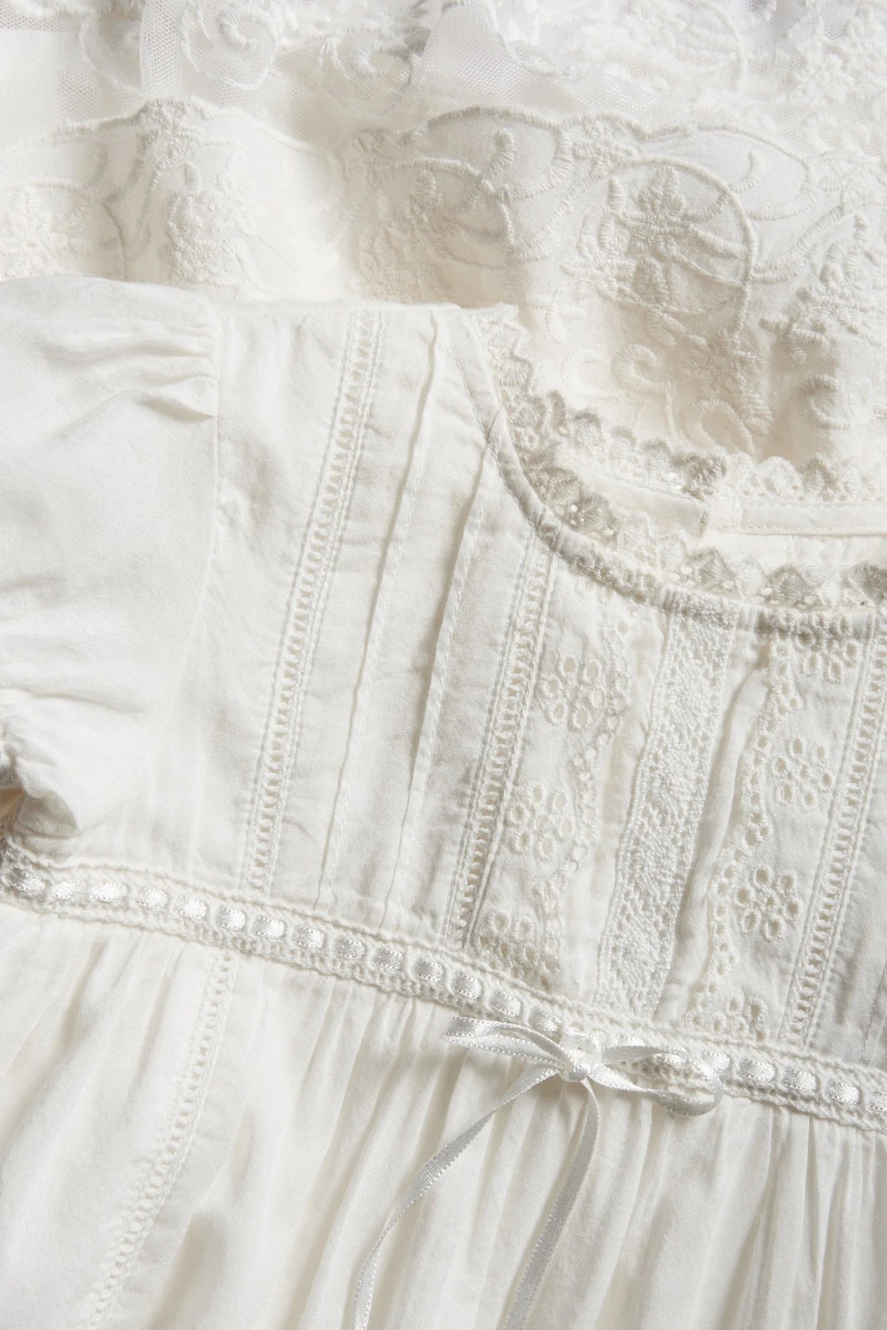 White lace Christening dress - Image 4