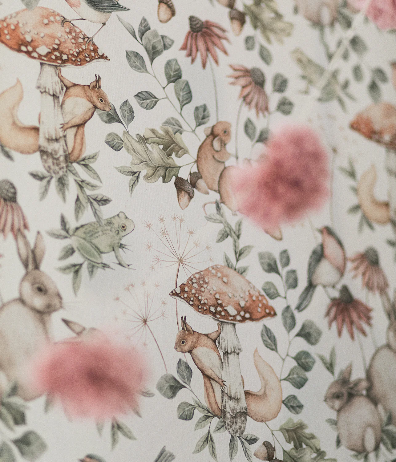 Minou white forest wallpaper sample - Image 3