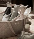 Beige quilted doll basket - Image 3
