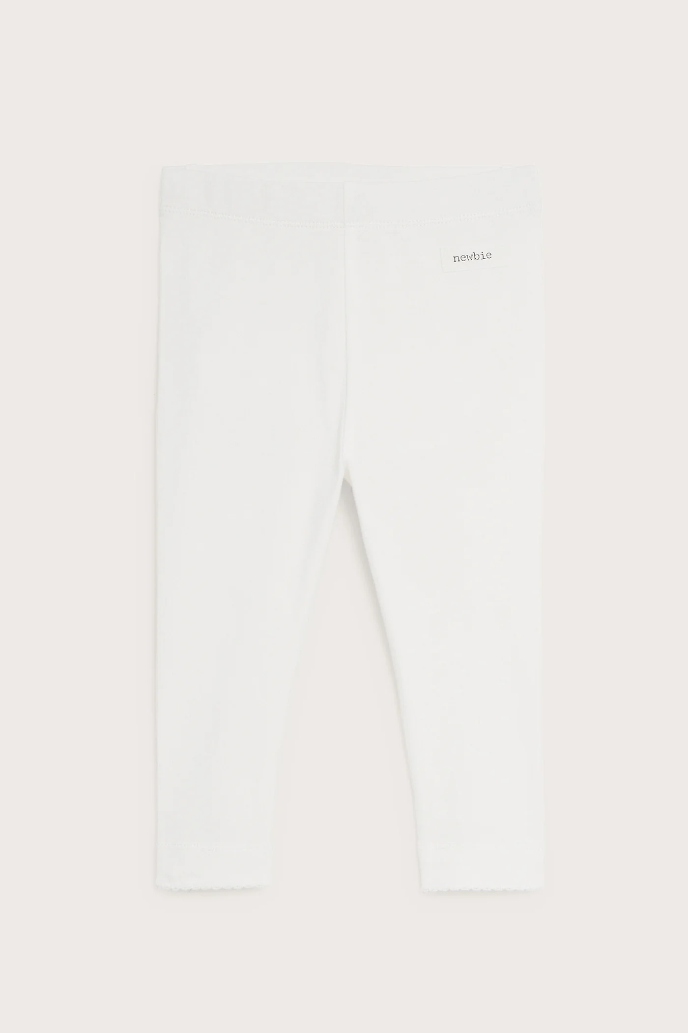 Baby white leggings with ruffles - Image 3