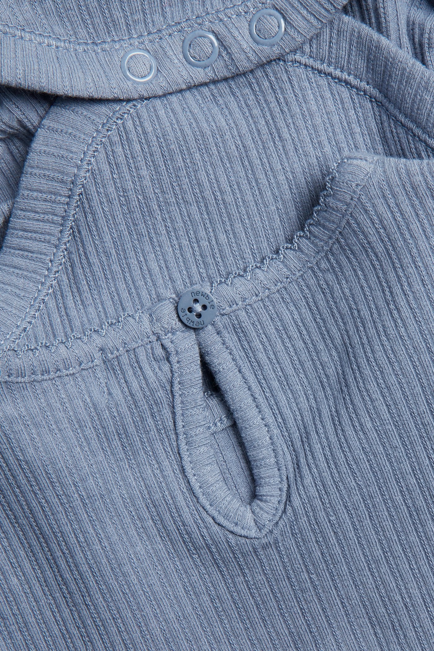 Baby blue bodysuit with short puff sleeves - Image 2