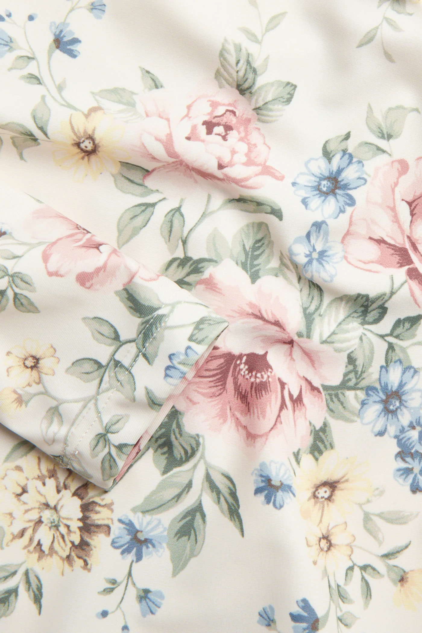 Baby & kids' white floral UV top with frills - Image 2
