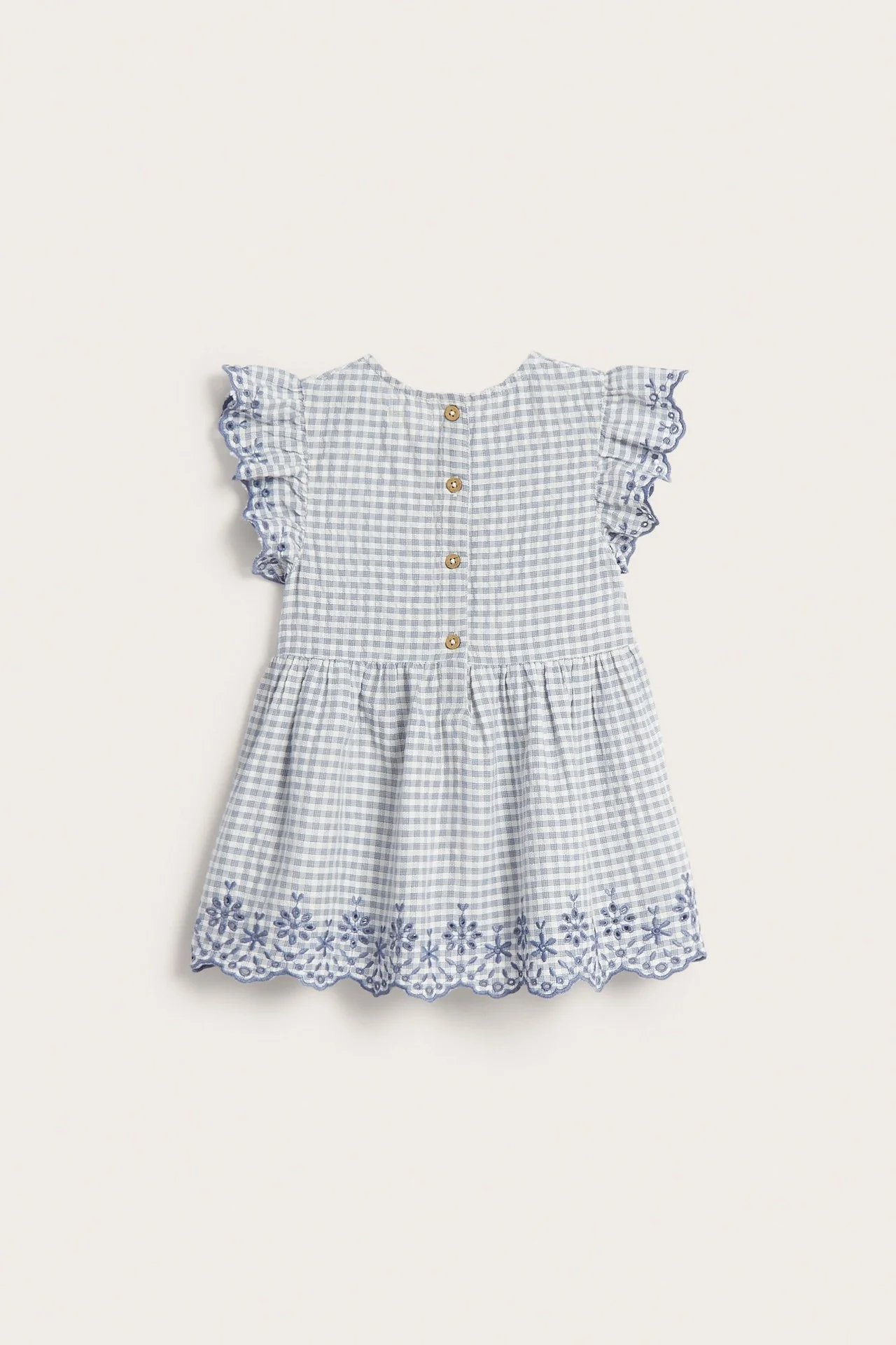 Kids peplum blouse with embroidery - Image 2