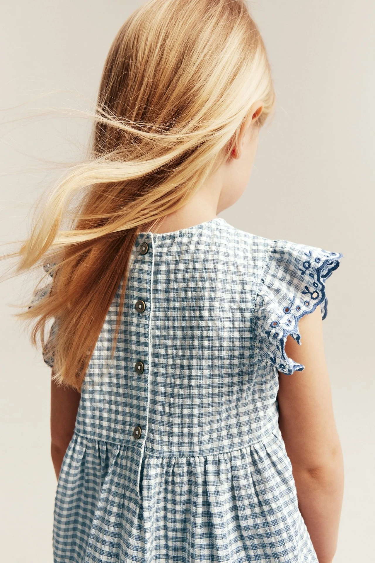 Kids peplum blouse with embroidery - Image 4