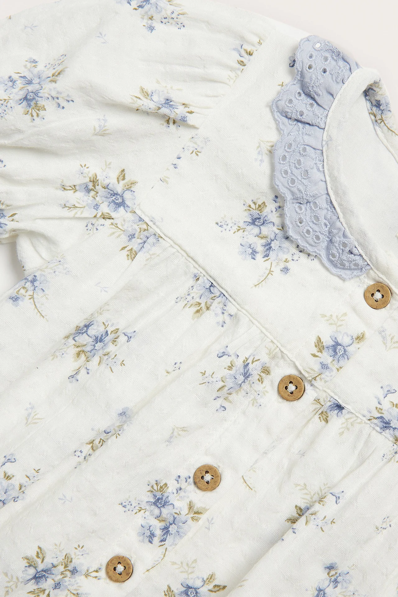 Baby floral short-sleeve bodysuit - Image 2
