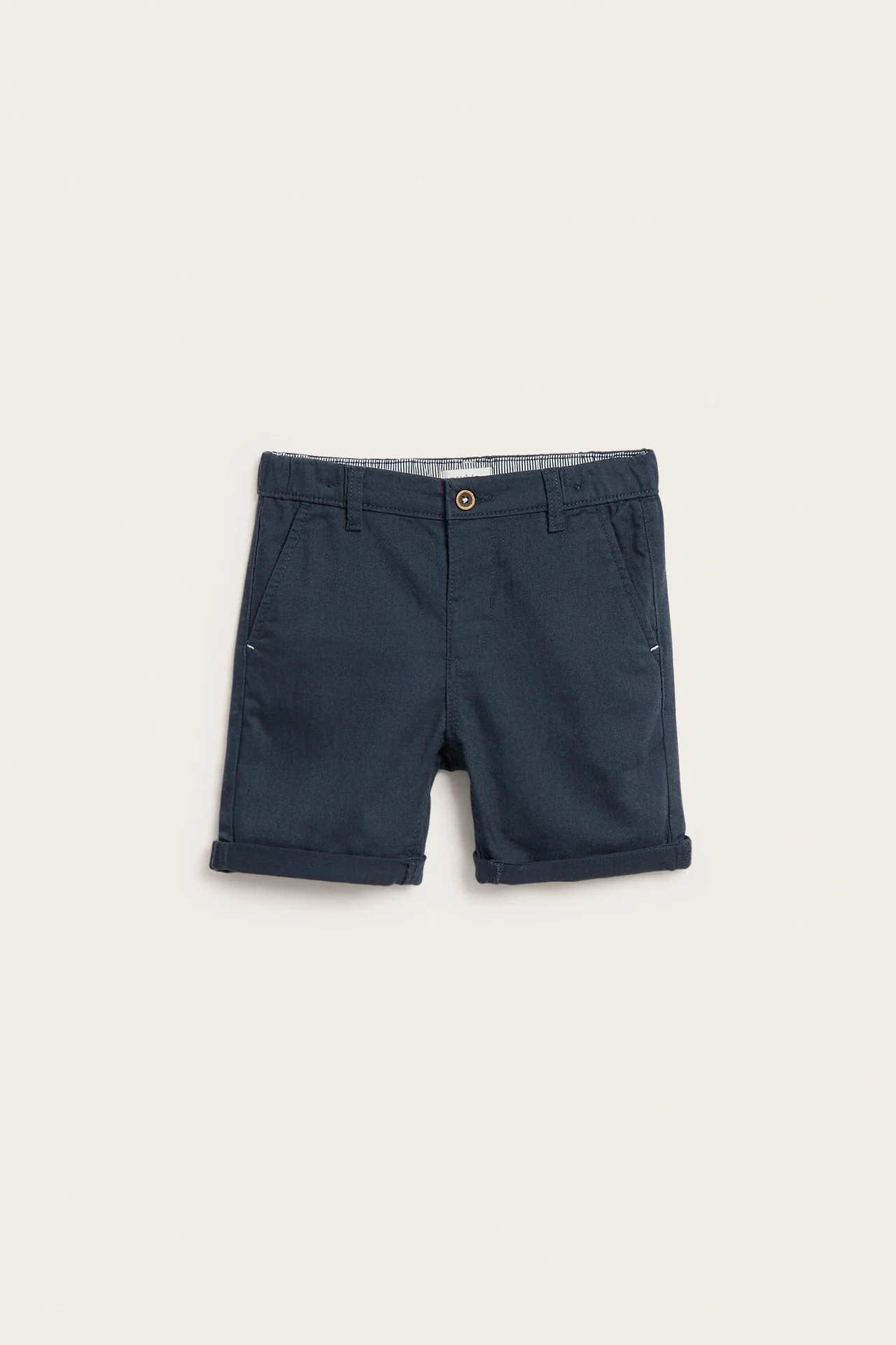 Kids blue shorts with pockets - Image 2