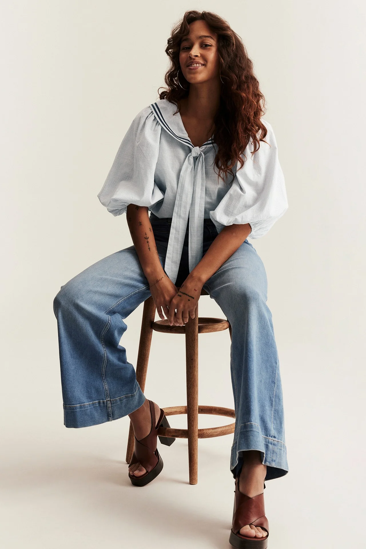 Women's blouse with sailor collar - Image 5