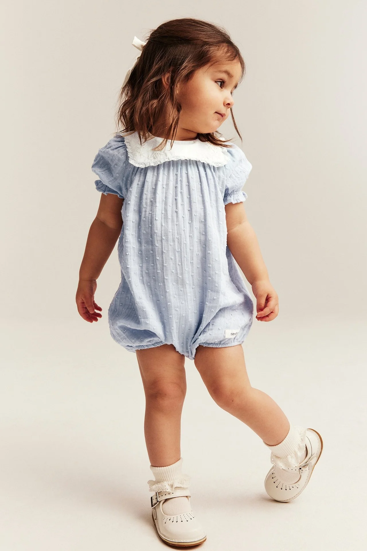 Baby playsuit with sailor collar - Image 5