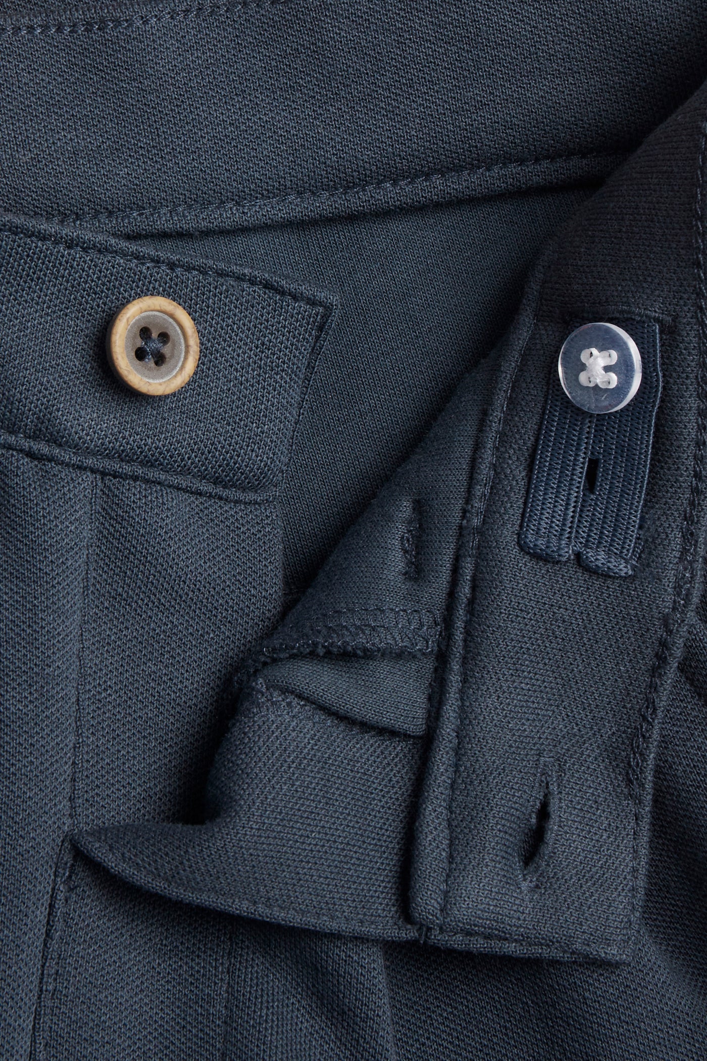 Kids blue trousers with button fastening - Image 5