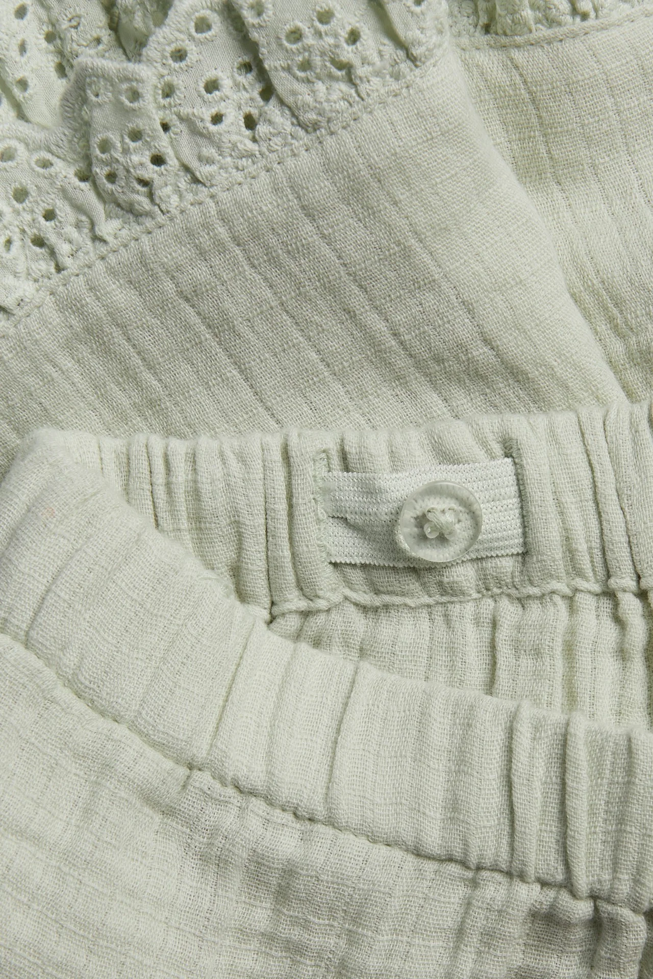 Kids woven shorts with frill - Image 4