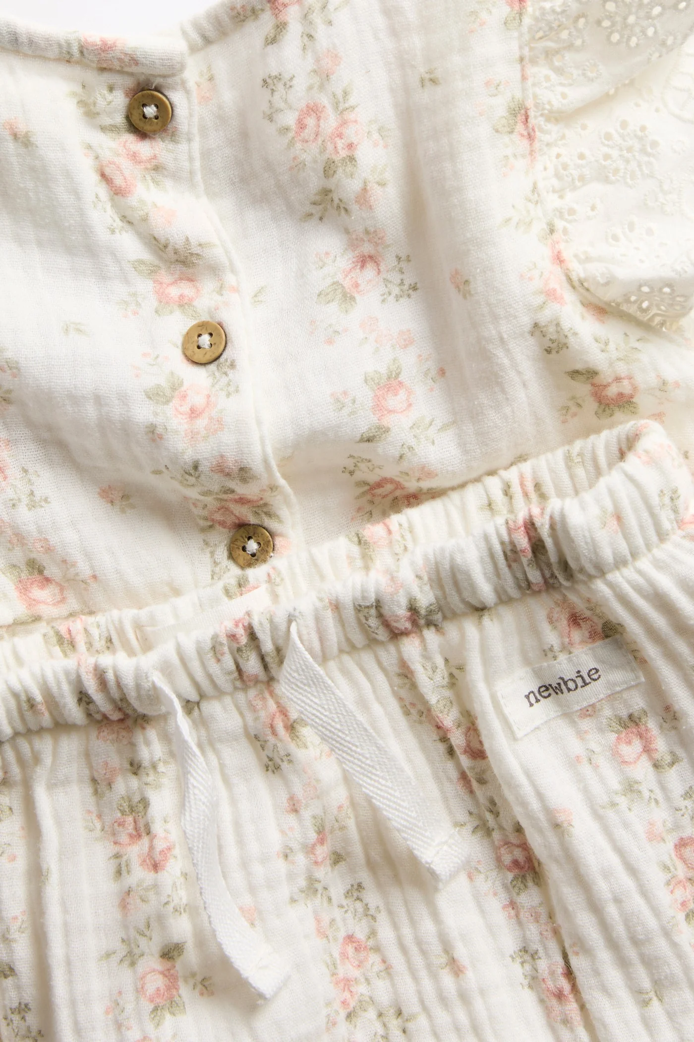 Baby floral muslin set - Image 4