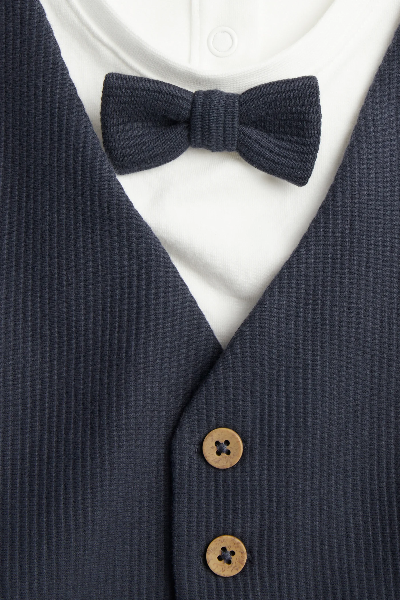 Baby blue tie bodysuit with waistcoat - Image 5