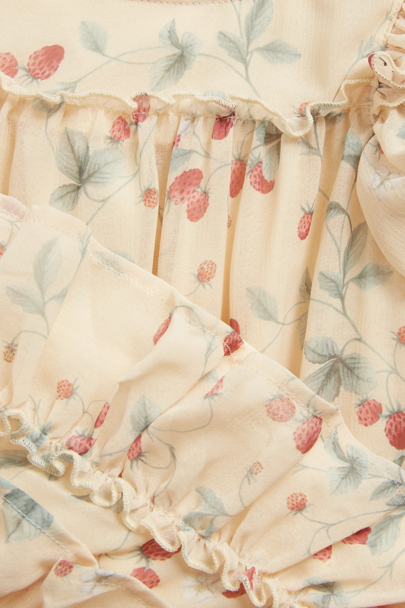 Baby wild strawberry chiffon dress - Image 2