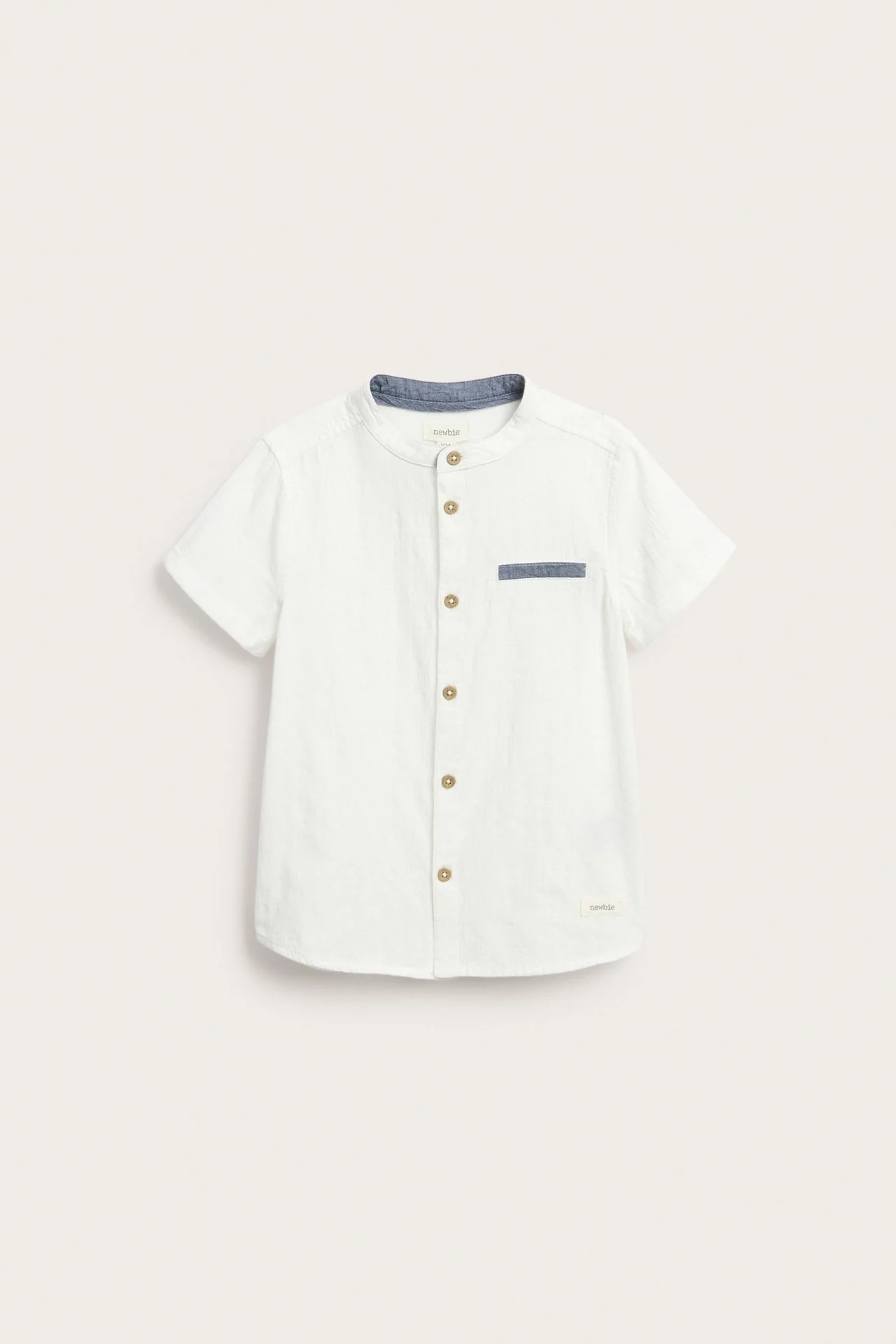 Kids white short-sleeved shirt - Image 2