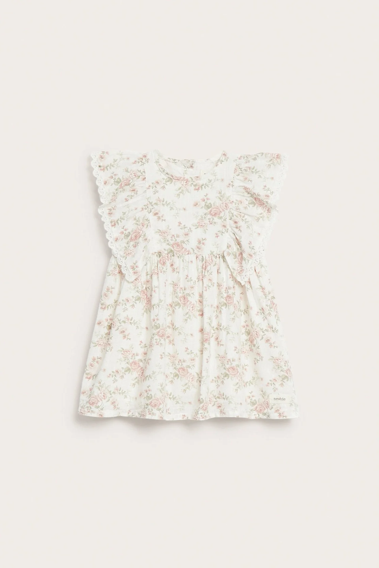 Baby floral frilled dress - Image 2