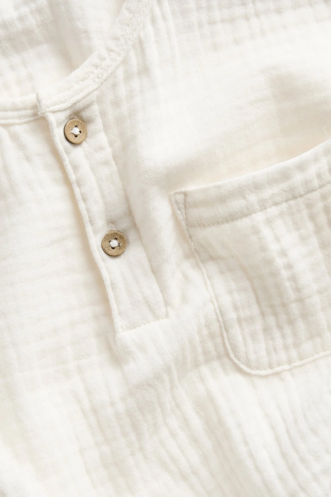 Kids long sleeve muslin top - Image 4