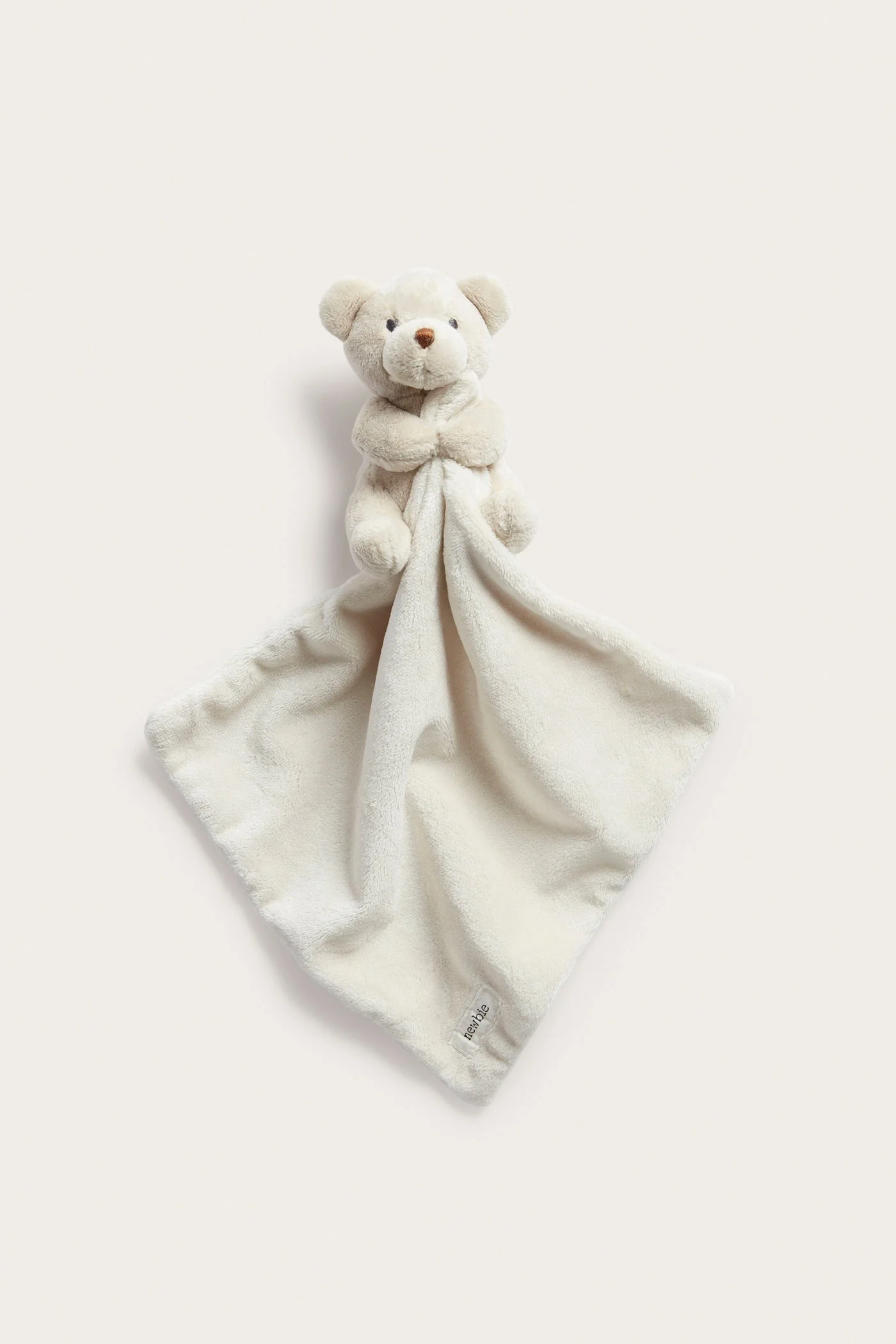 Baby beige teddy plush blanket