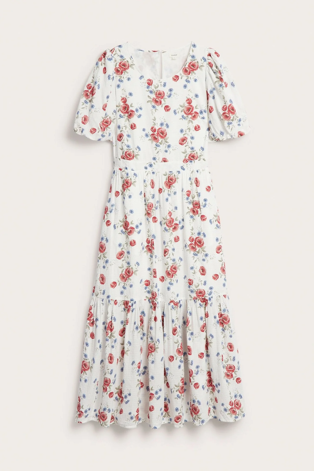 Women's white floral dress