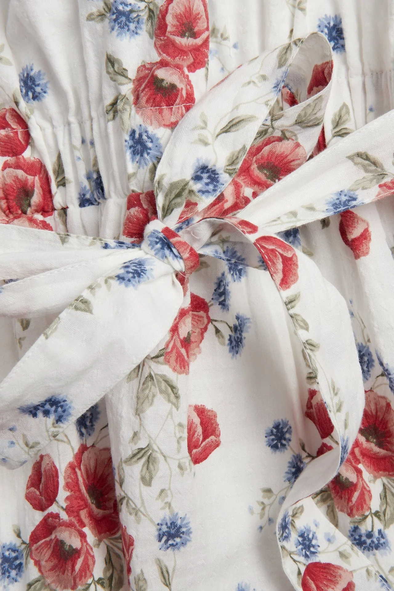 Women's white floral dress - Image 2