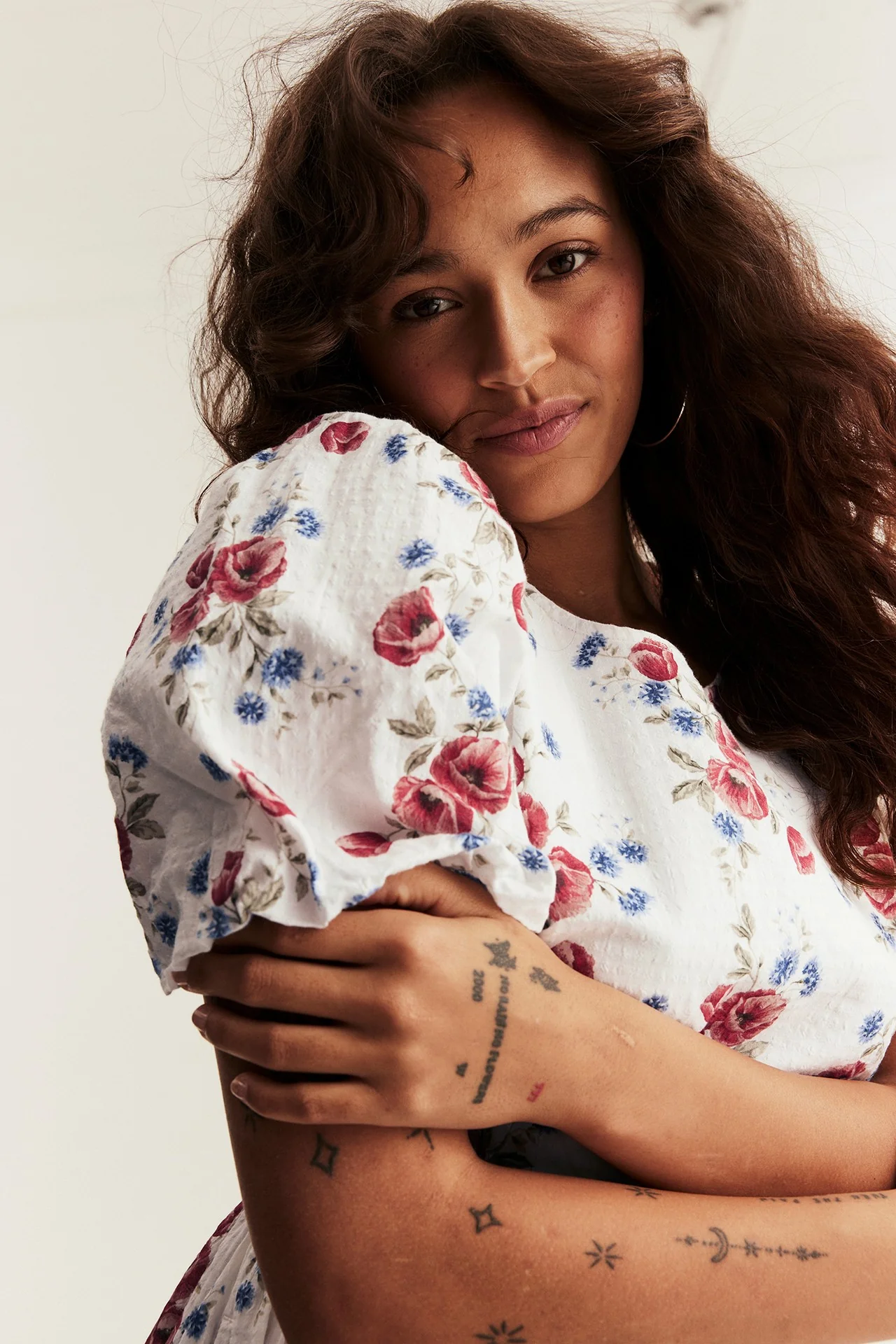 Women's white floral dress - Image 5