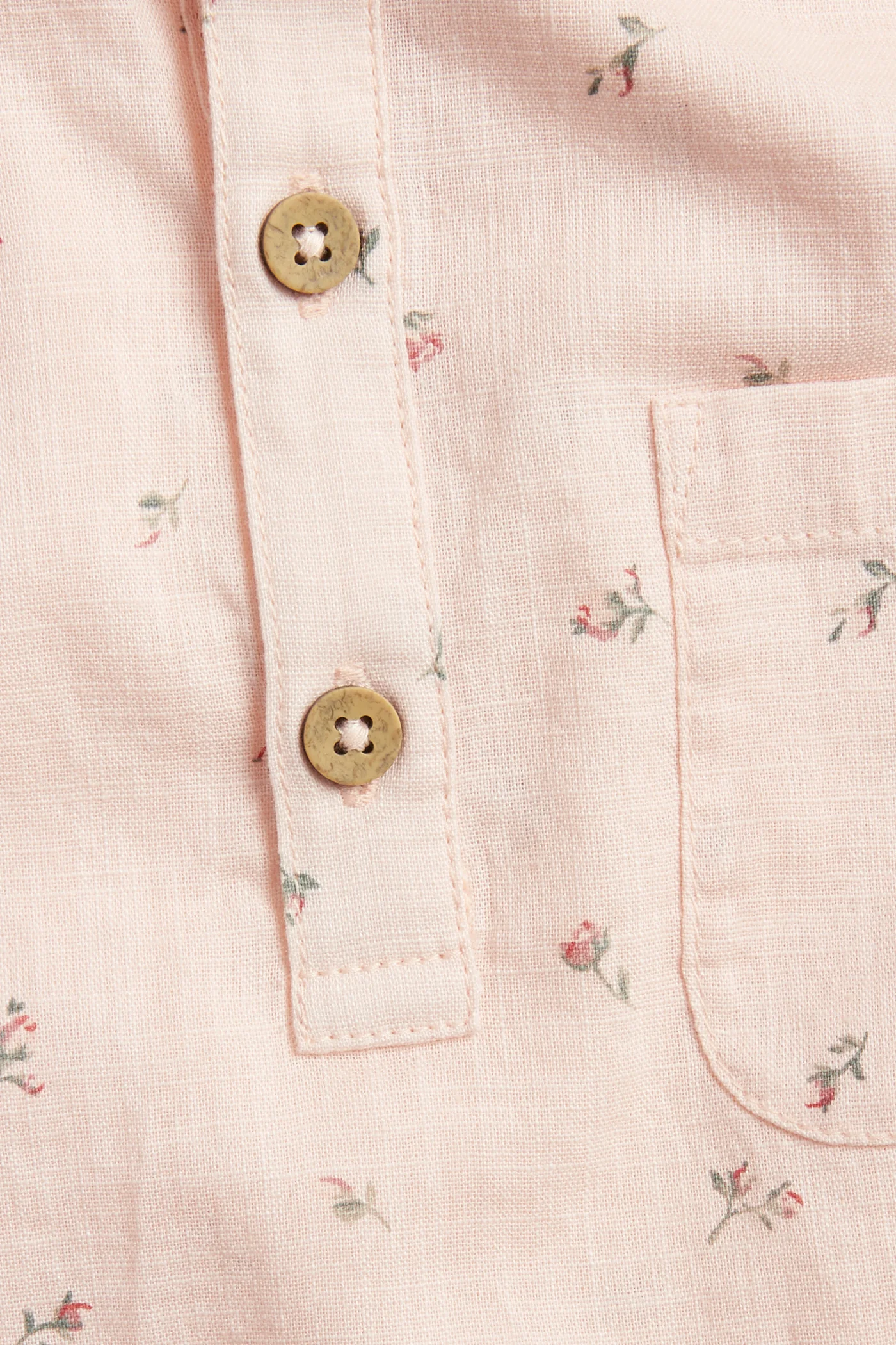 Kids short sleeve floral shirt - Image 2