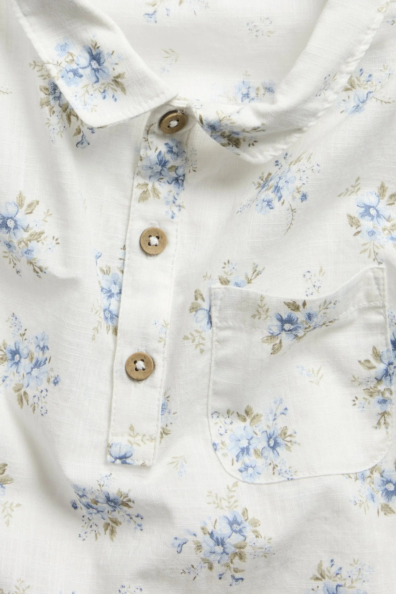 Kids floral short-sleeved shirt - Image 2