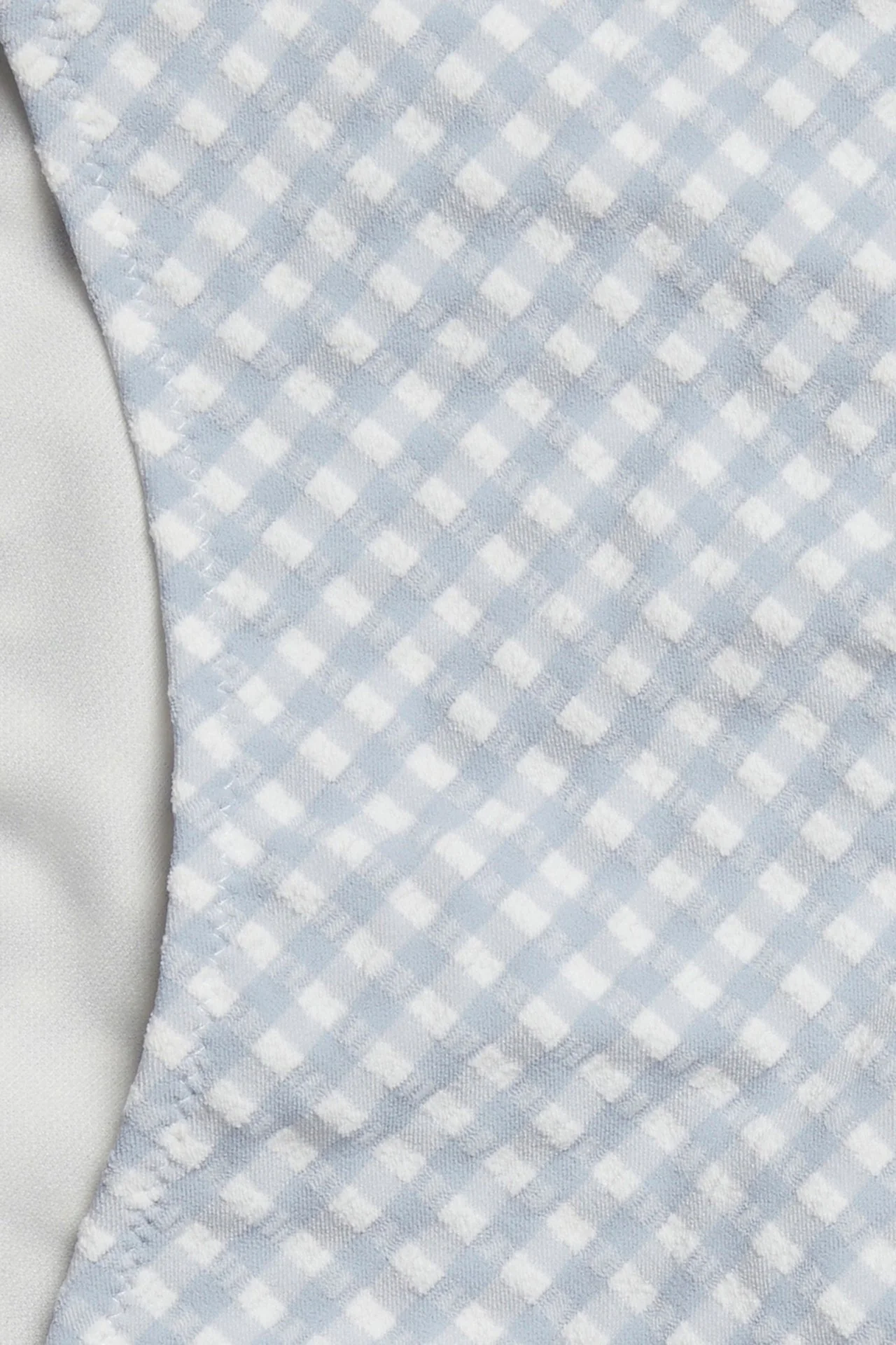 Women's blue checkered bikini bottoms - Image 4