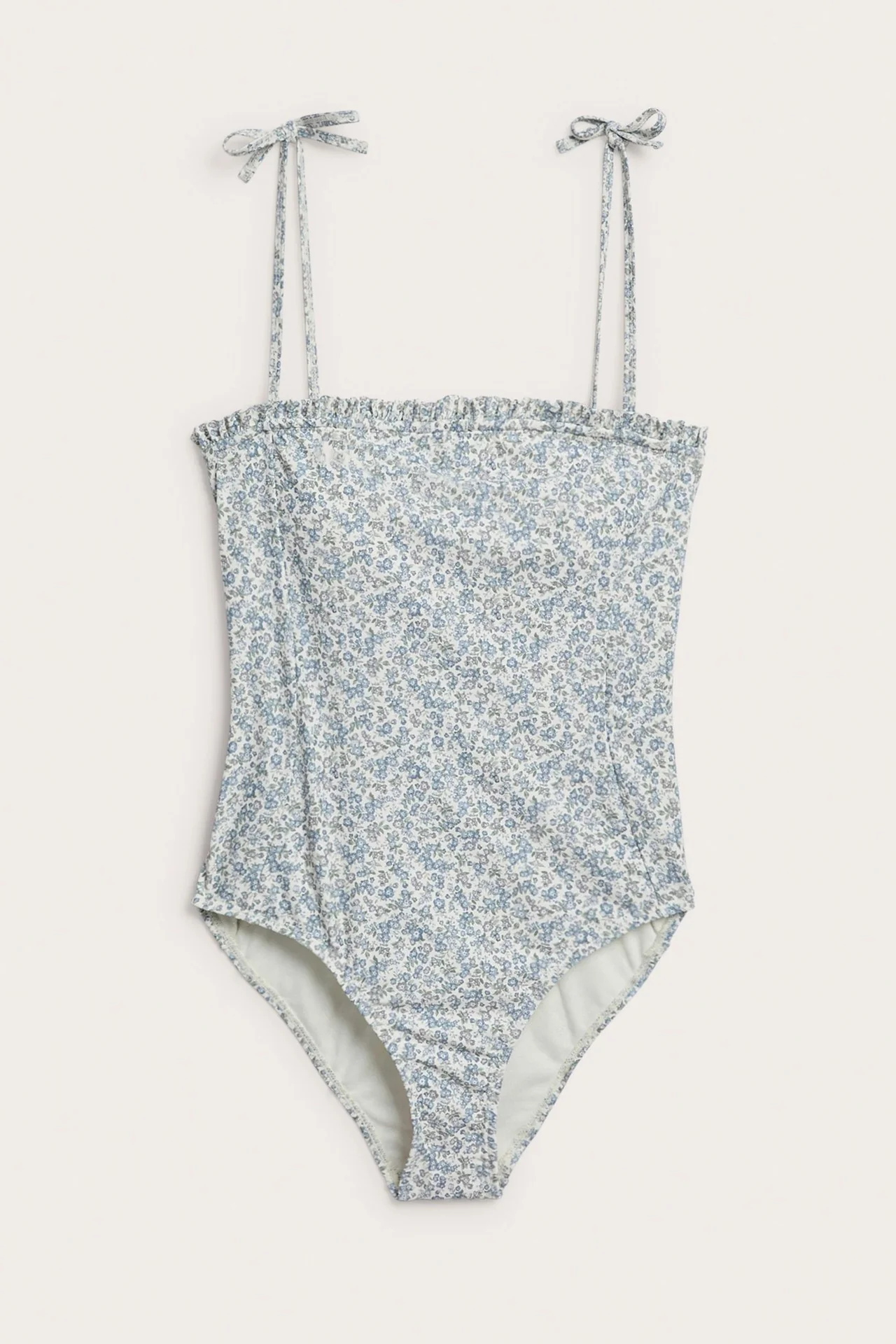Women's green floral swimsuit - Image 2