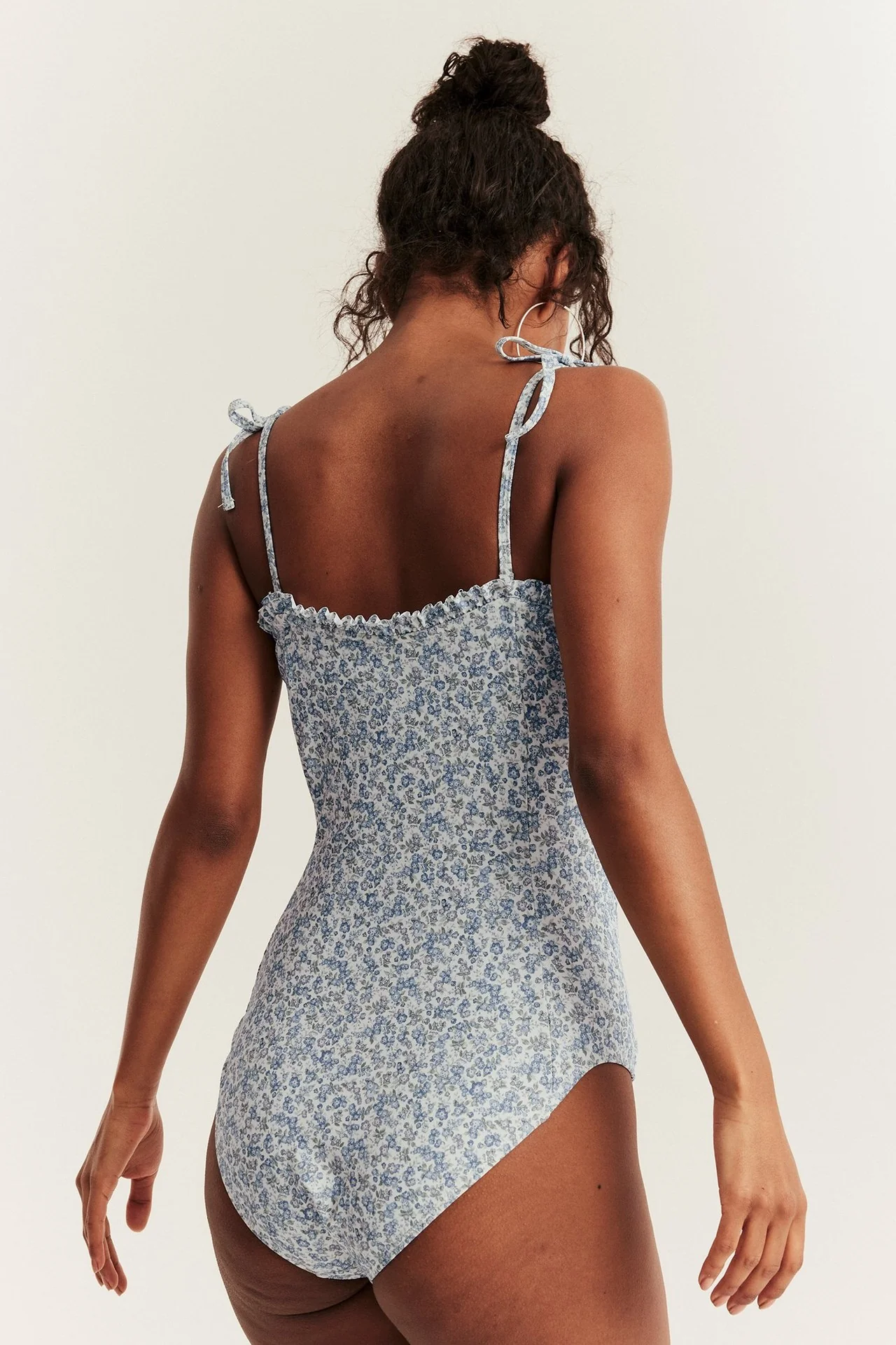 Women's green floral swimsuit - Image 7