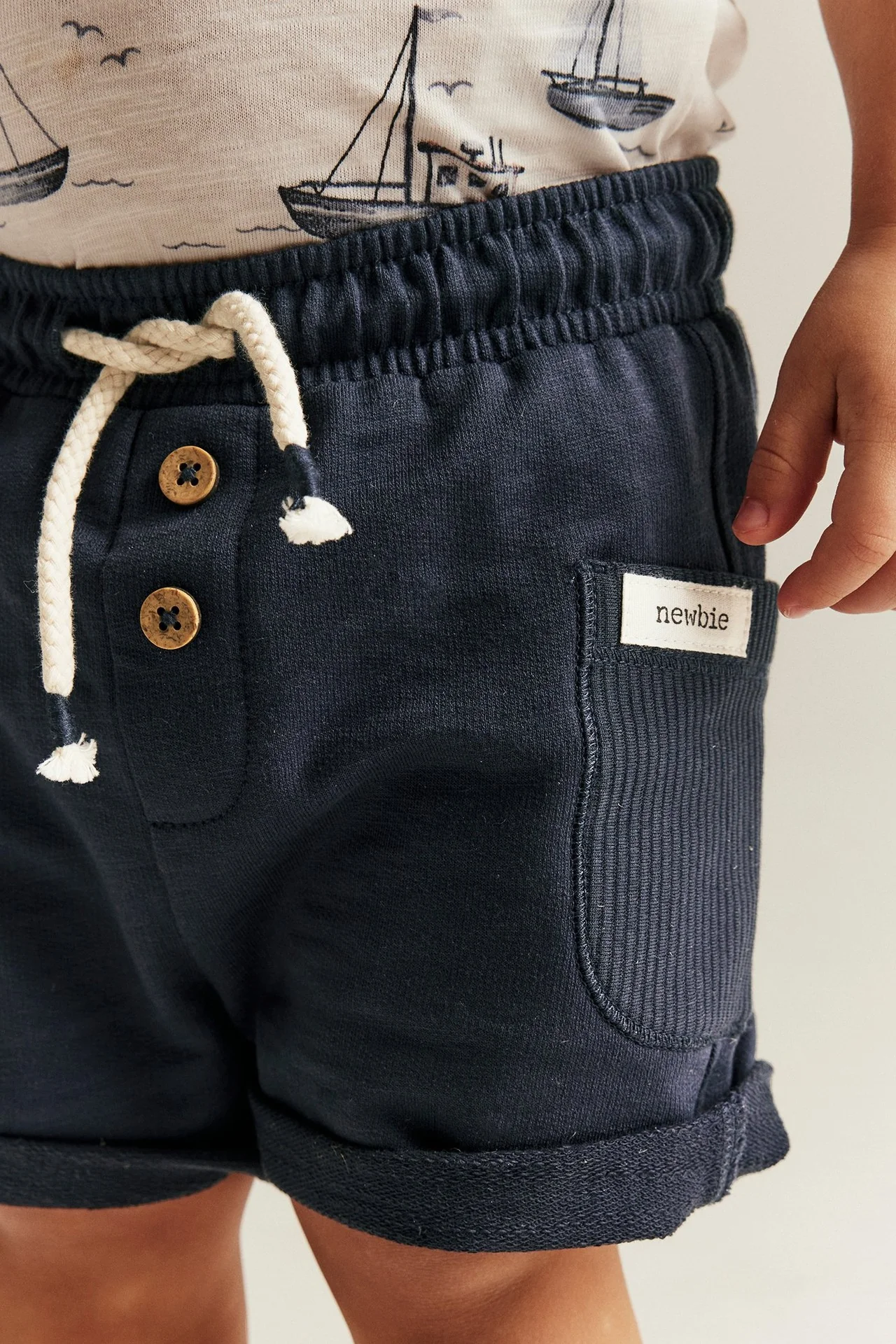 Baby blue tricot shorts - Image 4