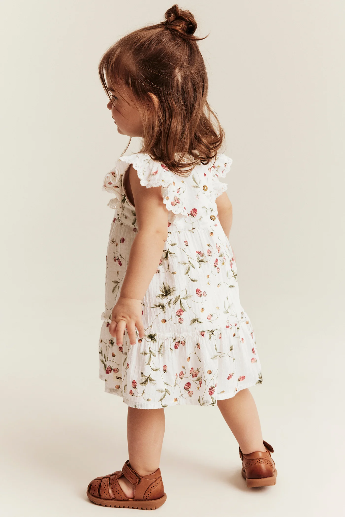 Baby wild strawberry print dress - Image 3