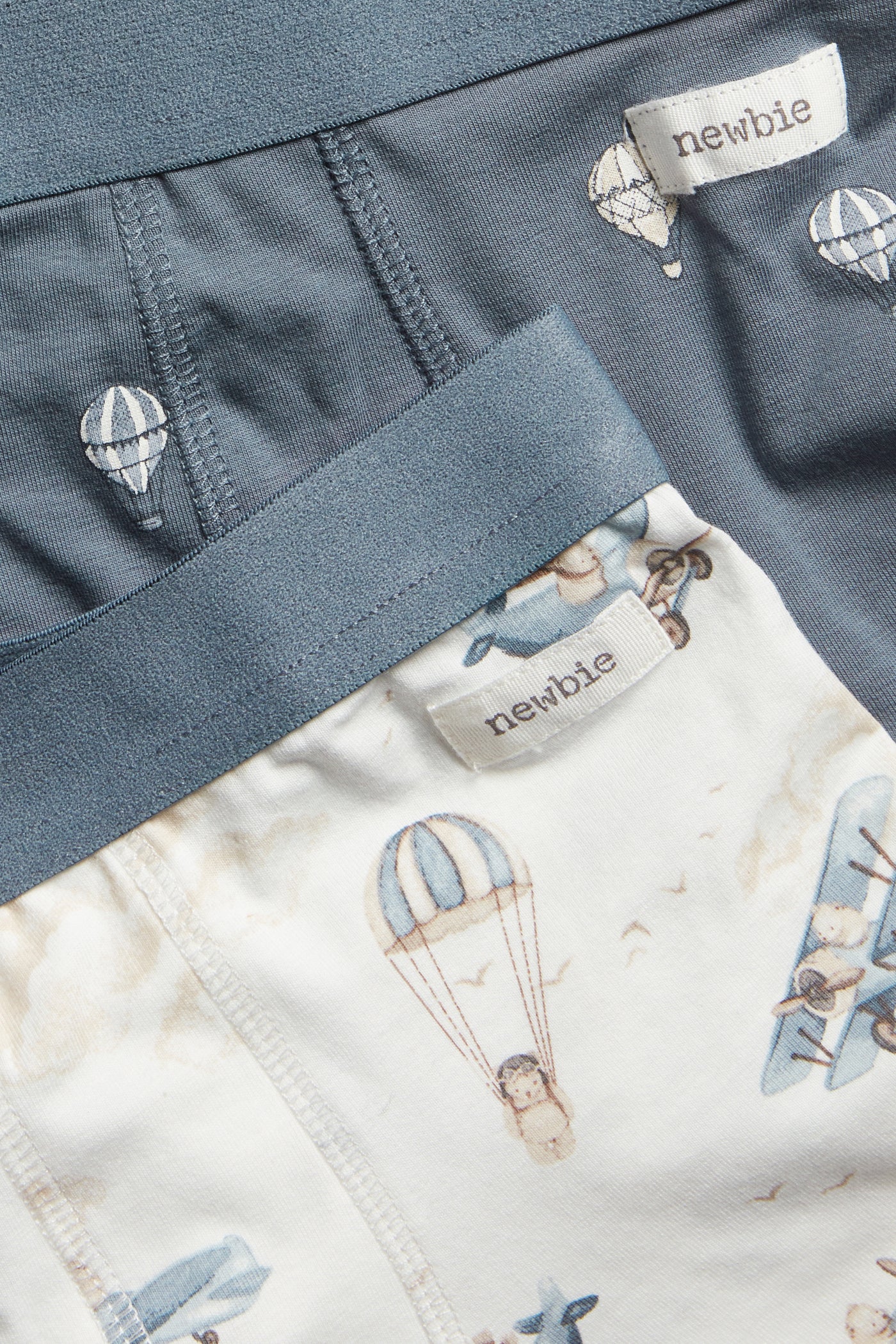 Baby & kids’ blue aeroplane boxer shorts, 2-pack - Image 2