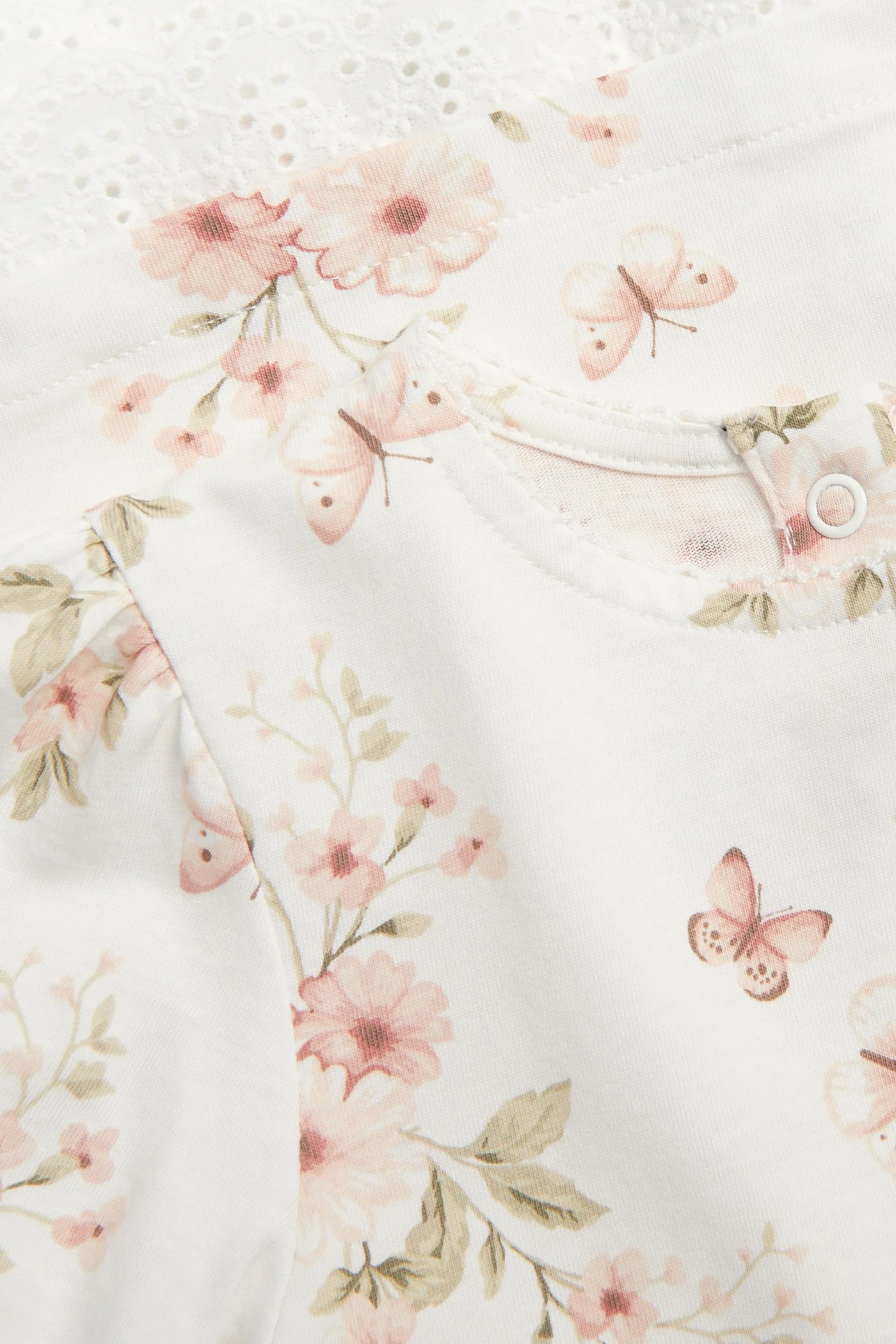 Kids floral dress with puff sleeves - Image 4