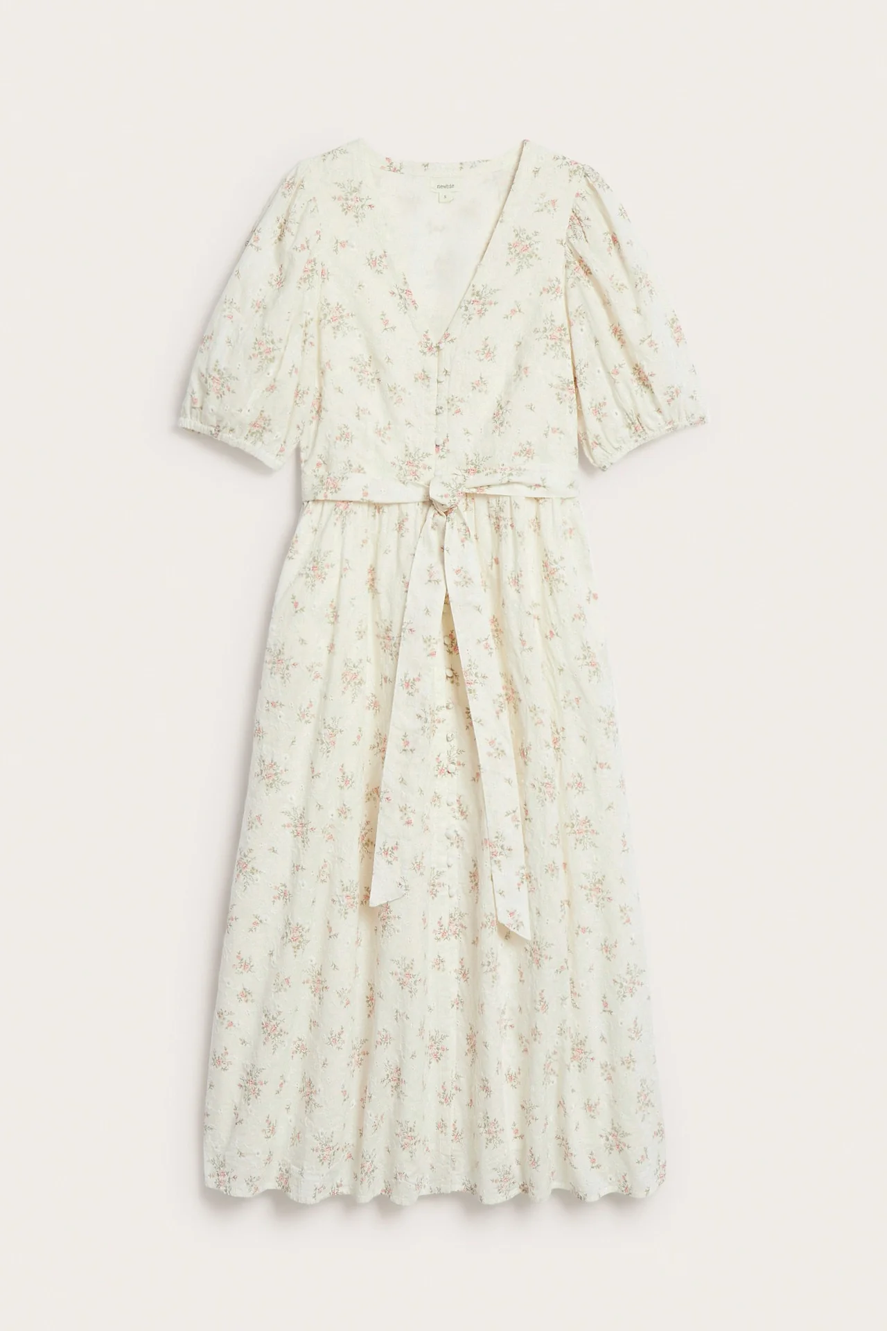 Women's white floral dress - Image 2