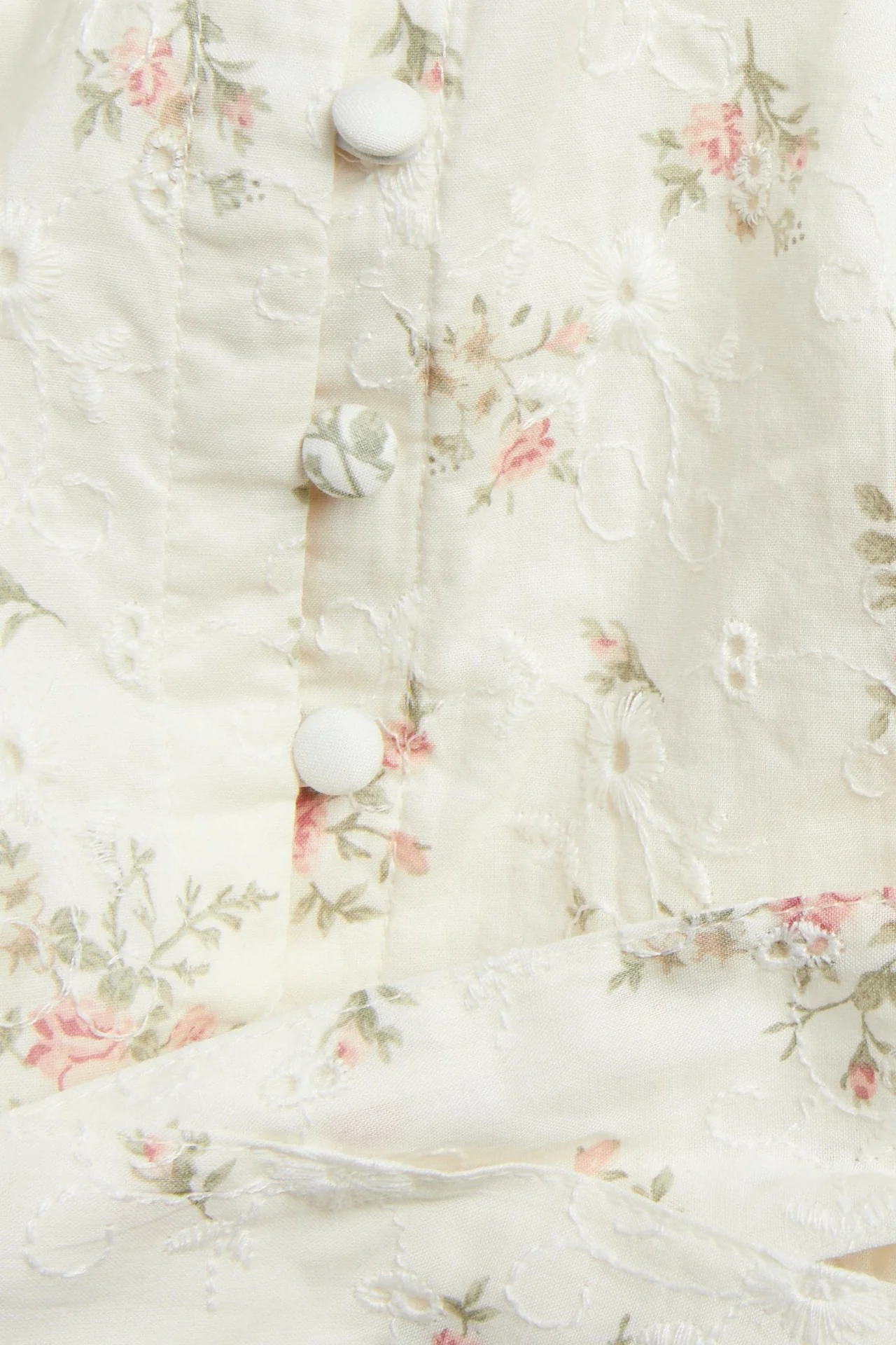 Women's white floral dress - Image 6
