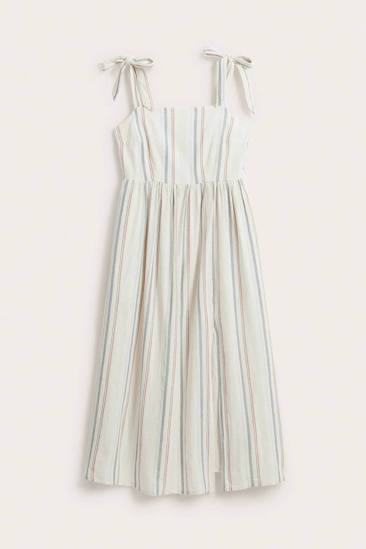 Women’s white striped dress - Image 2