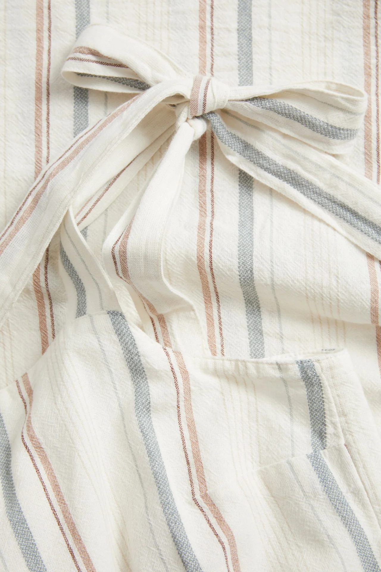 Women’s white striped dress - Image 5