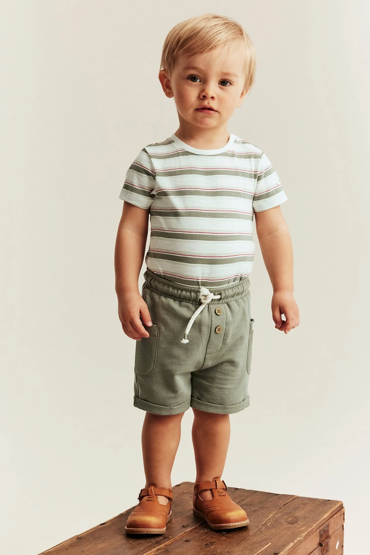 Baby striped slub tricot bodysuit - Image 3